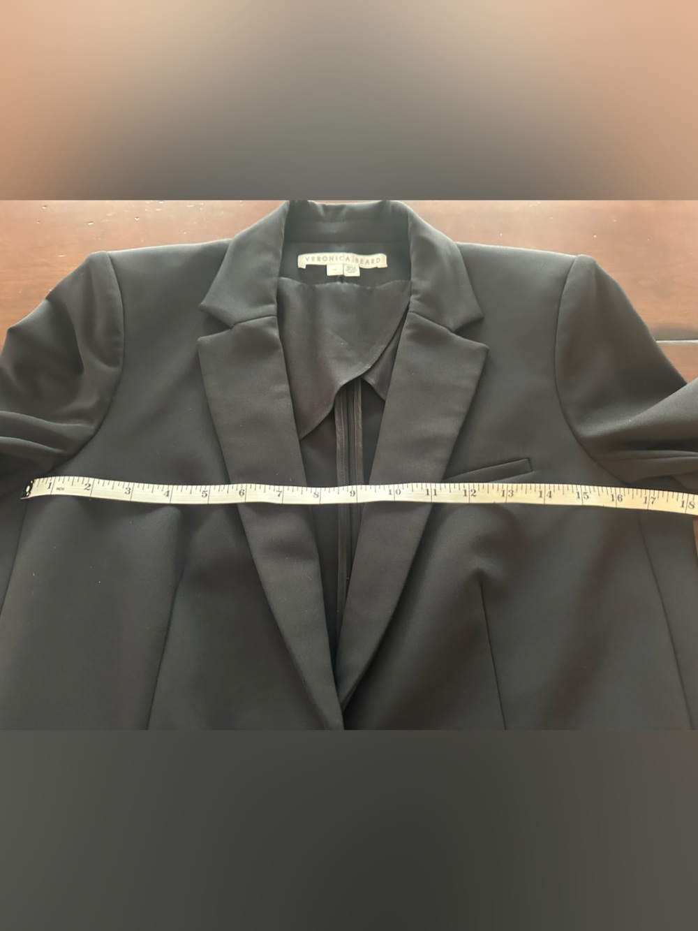 Veronica Beard Black Scuba Dickey Jacket – Size 10 - Picture 5 of 9